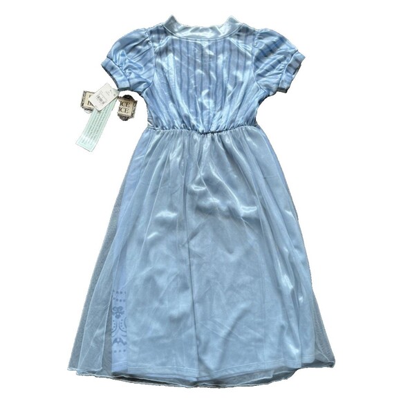 Beetlejuice Girls' Nightgown Flare Skirt Light Blue Full Length Small 6/6x - Picture 7 of 7